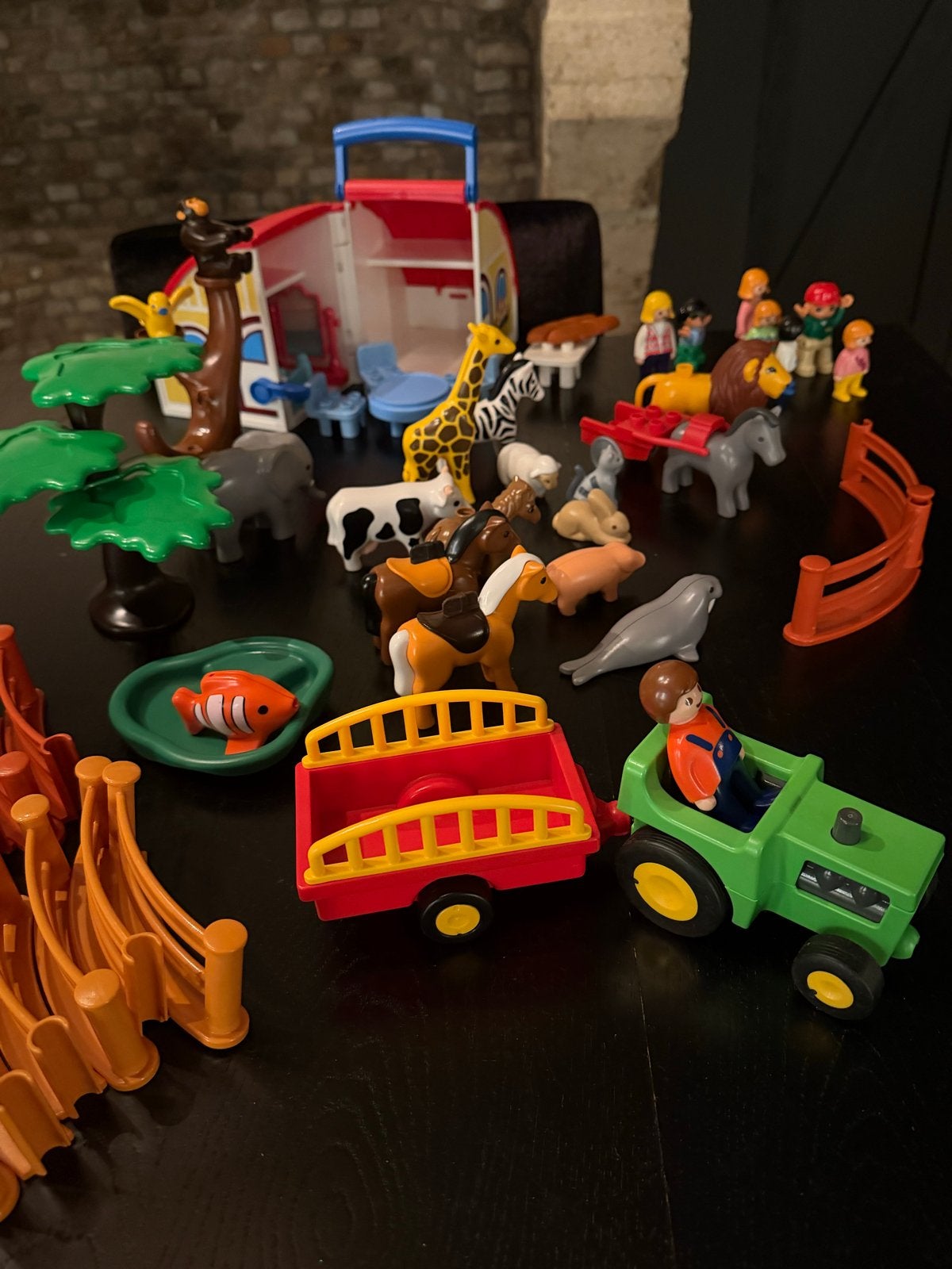 Duplo 1-2-3 Uitgebreide Boerderij Set met Dieren en Figuren, Gebruikt, Verzenden, Duplo, Inclusief accessoires