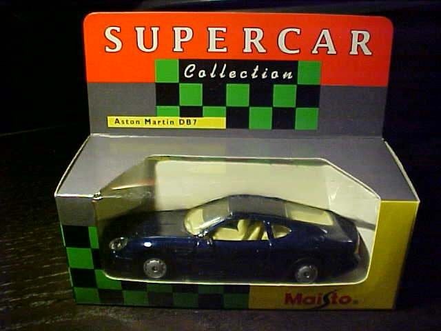 Maisto - Aston Martin DB7 [blauw] 1/40 MIB, Ophalen of Verzenden, Nieuw, Auto