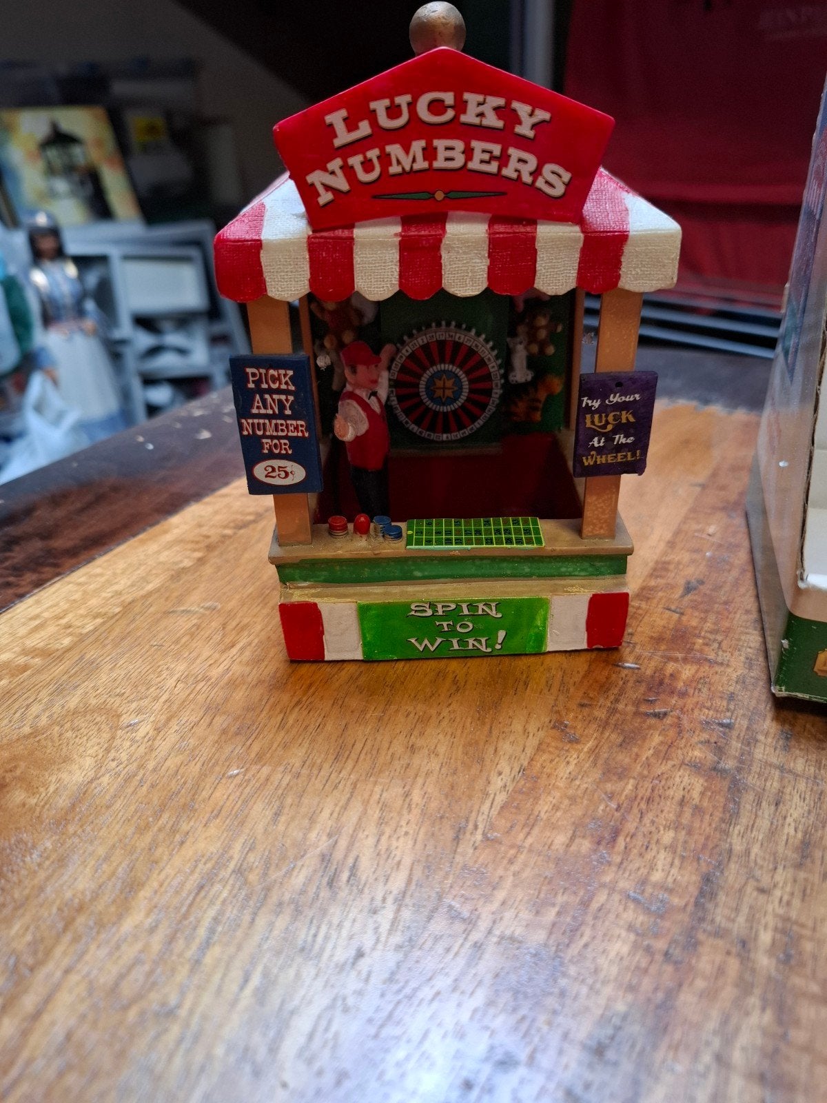 kerst lemax Lucky Numbers, Ophalen, Gebruikt