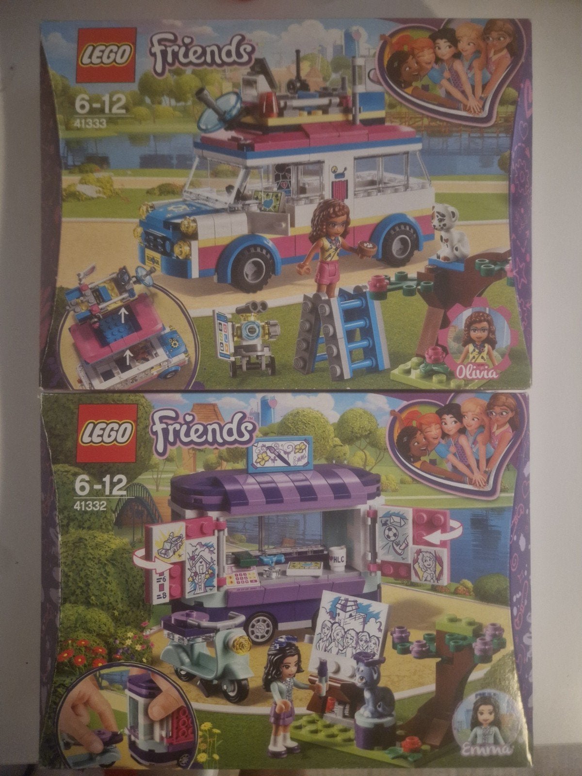 Lego Friends sets 41332 en 41333, Ongeopend/sealed, Lego, Nieuw, Friends