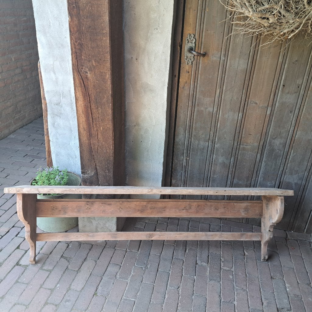 Brocante oud Frans houten schap regaal rek keukenrek Etage3, Ophalen, Gebruikt, ., .