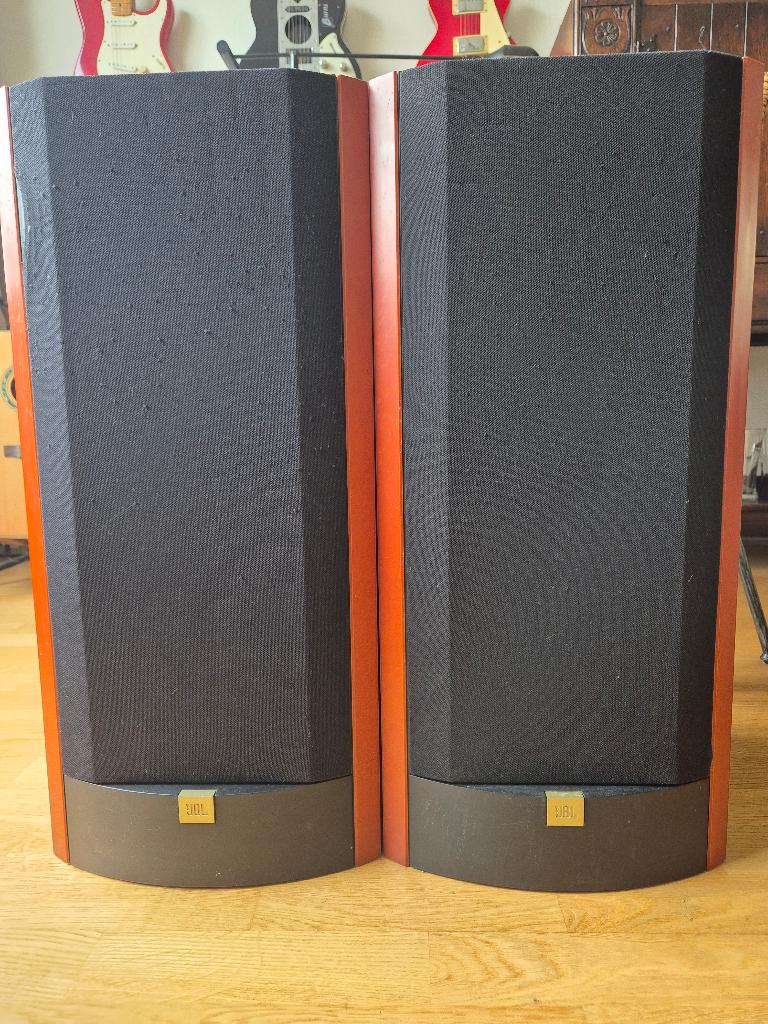 JBL L4 boxen/luidsprekers/speakers, Ophalen, JBL, Refurbished, 120 watt of meer