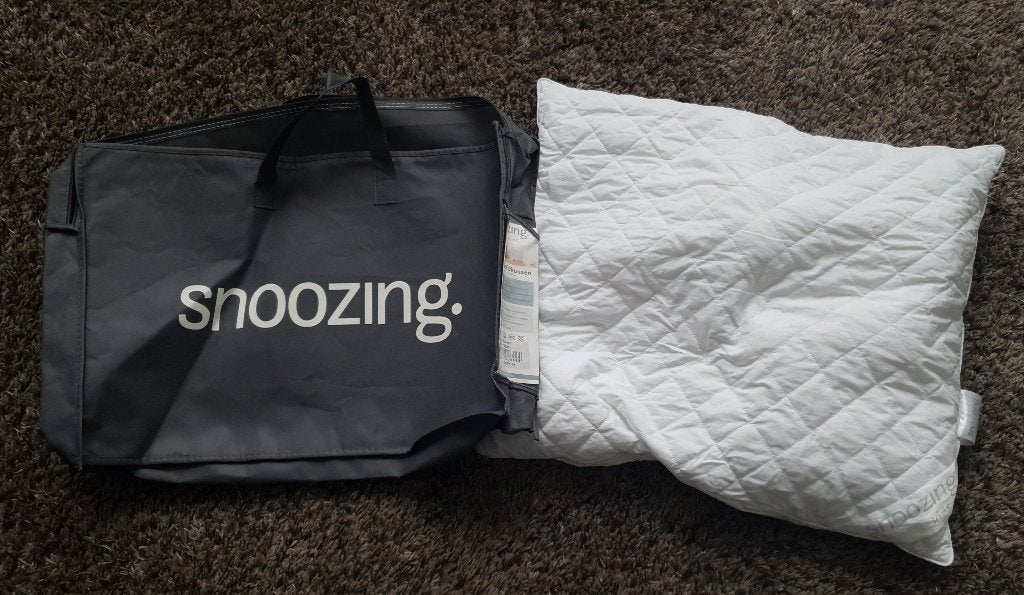 Snoozing kinderhoofdkussen 60x70, Overige merken, Wasbaar, Jongetje of Meisje, Wit