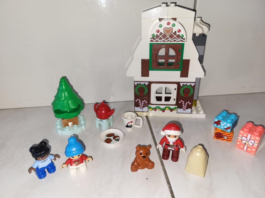 Duplo kerst set peperkoekhuis, Gebruikt, Ophalen of Verzenden, Duplo, Duplo
