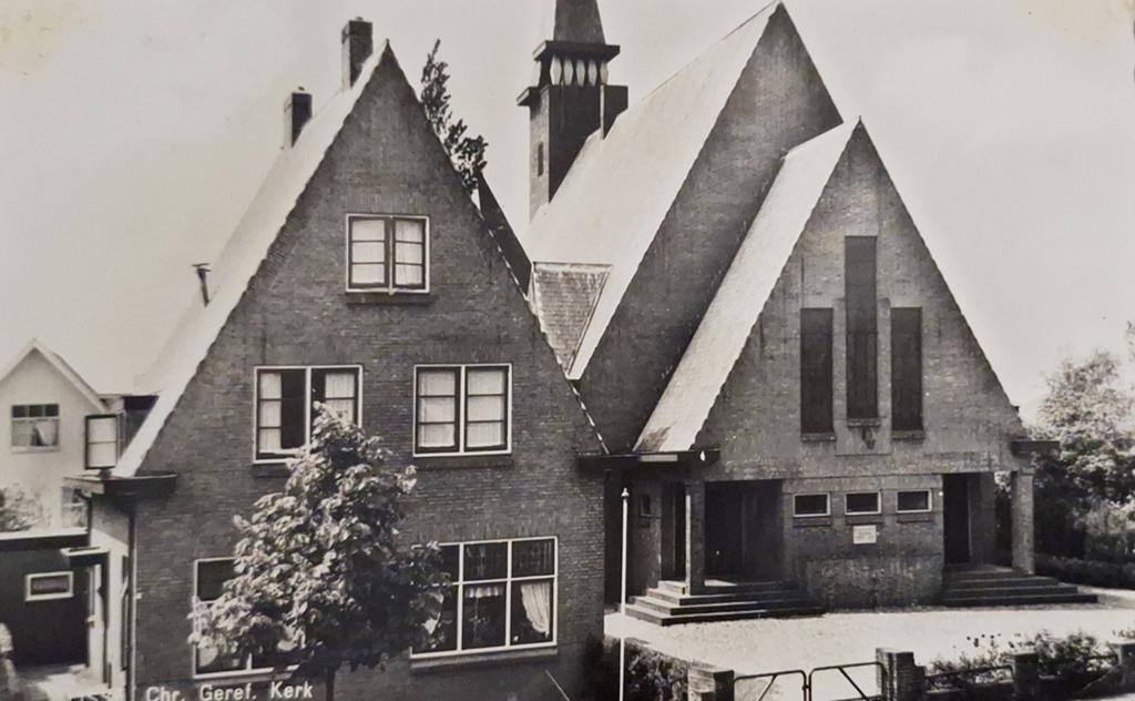 Fotokaart Lisse - Chr. Geref. Kerk - 1960, Ophalen of Verzenden, 1960 tot 1980, Gelopen, Zuid-Holland