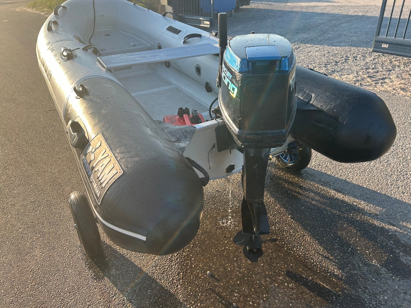Yam 310 taf los of met 15/20 of 30 pk, Watersport en Boten, Ophalen, Aluminium, Inclusief motor, Yam