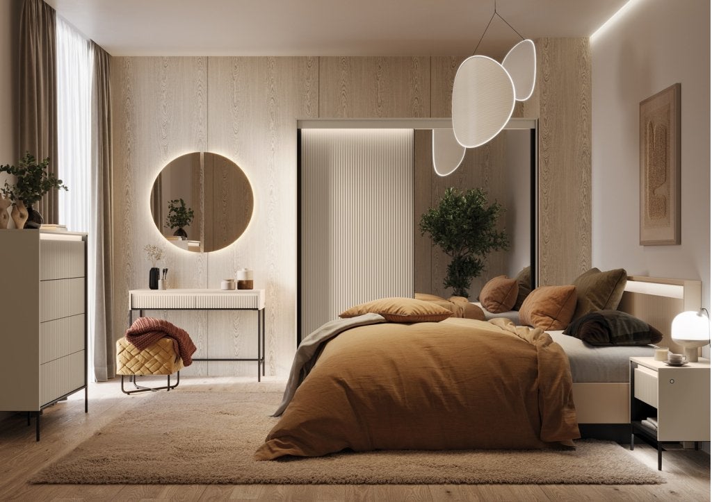 Trend 2-persoons opbergbed - Beige (zand), Huis en Inrichting, Niet ingevuld, Niet ingevuld, Niet ingevuld