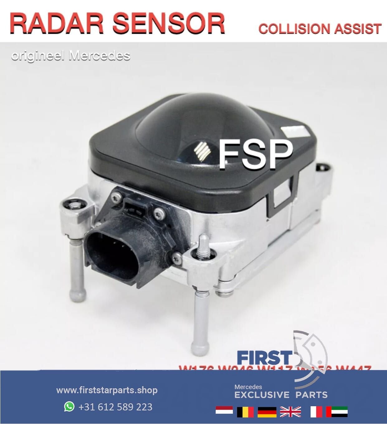 A2469013602 RADAR SENSOR W176 W246 W117 W156 W447 W205 W166, Auto-onderdelen, Gebruikt, -, Ophalen of Verzenden, -