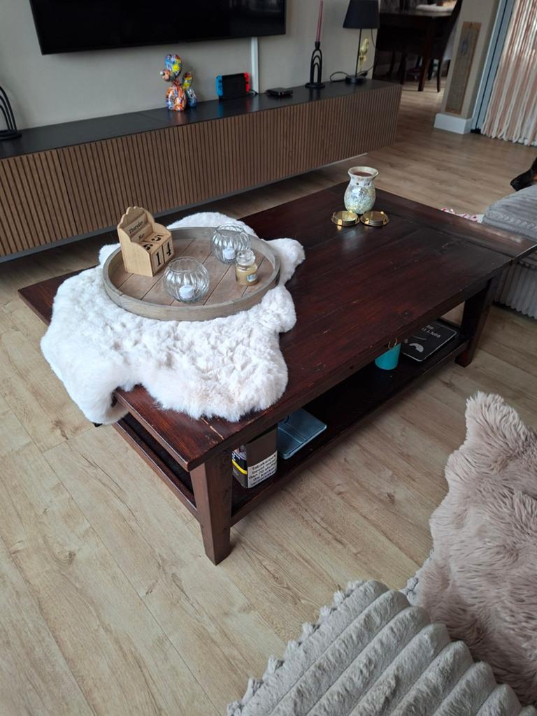 Salon tafel koloniaal, Huis en Inrichting, Tafels | Salontafels, Ophalen, 100 tot 150 cm, 50 tot 100 cm, Minder dan 50 cm