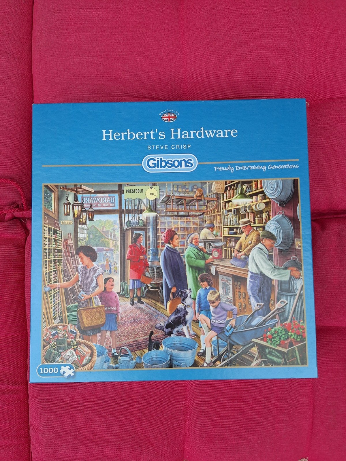 Herbert's Hardware 1000 stukjes, Ophalen, 500 t/m 1500 stukjes, Zo goed als nieuw