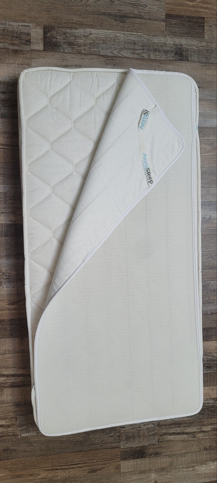Matras met AeroSleep topper (tijk) - Zo goed als nieuw, Ophalen of Verzenden, Zo goed als nieuw