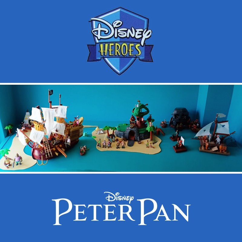 Peter Pan Disney Heroes Verzameling, Ophalen, Peter Pan of Pinokkio, Zo goed als nieuw, Beeldje of Figuurtje