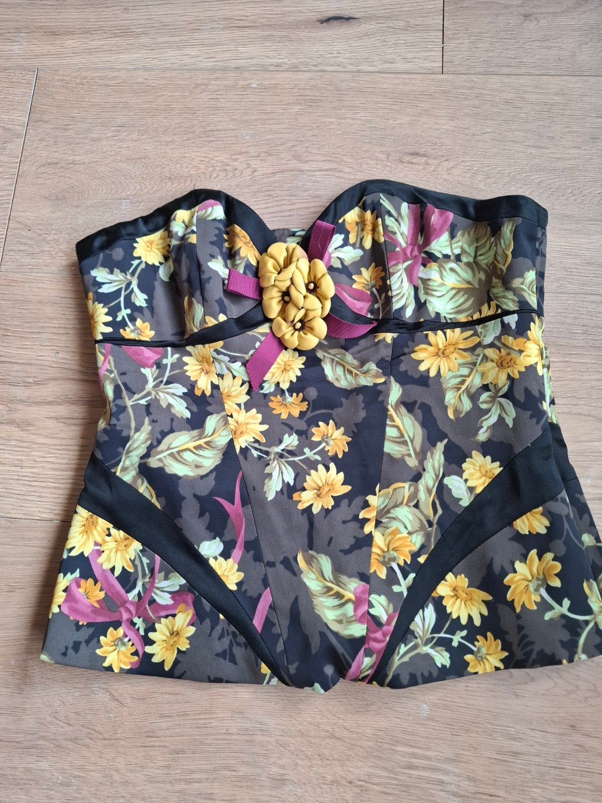 Prachtige Karen Millen top met bloemenprint, Karen Millen, Meerkleurig, Ophalen of Verzenden, Gedragen