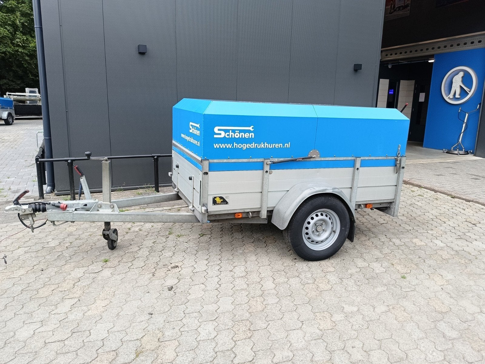 ALBA Compact 200/18 warmwater hogedruktrailer, Ophalen, Gebruikt