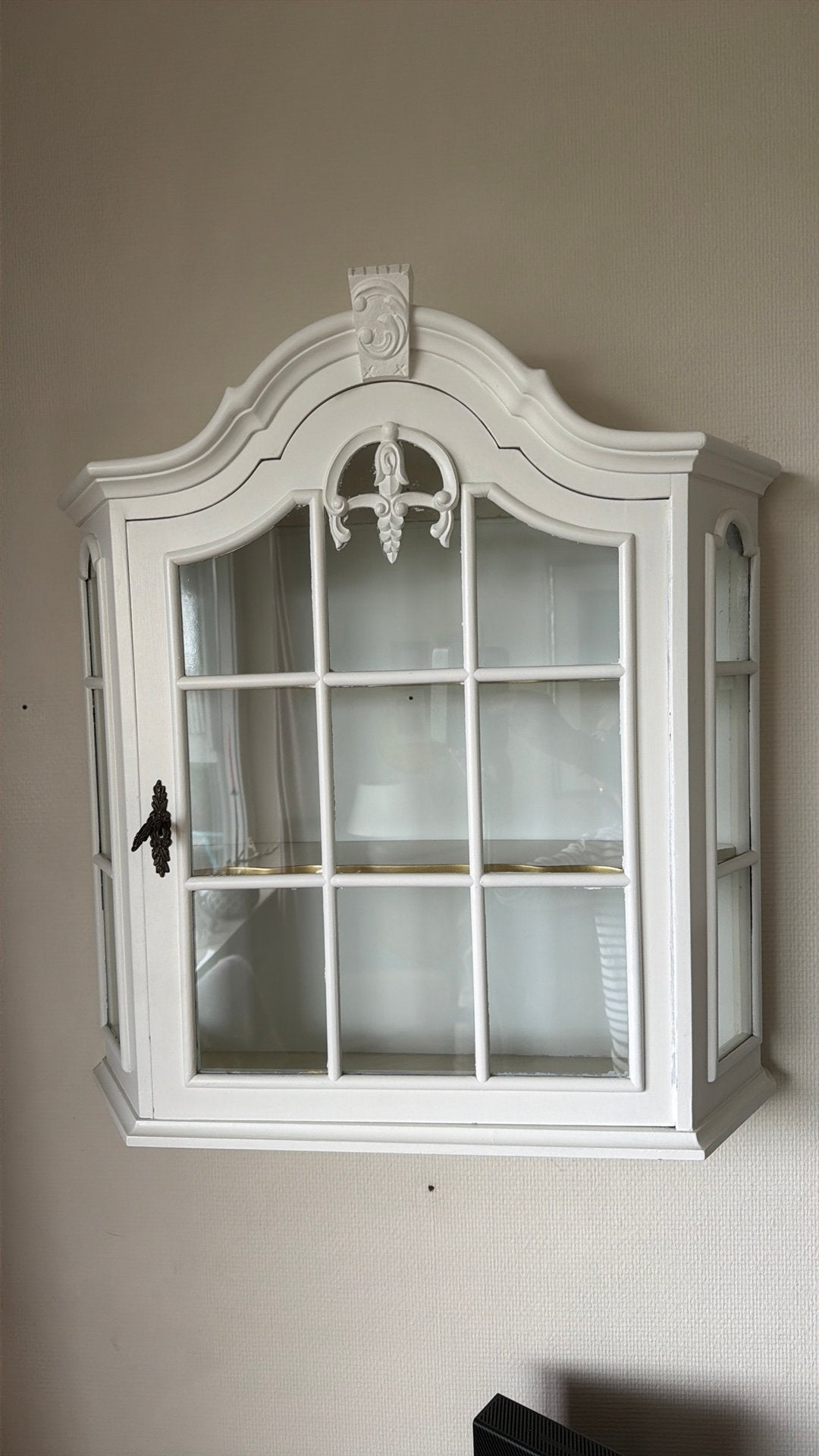 Vitrine hangkastje., Ophalen, 50 tot 100 cm, Minder dan 25 cm, Minder dan 100 cm