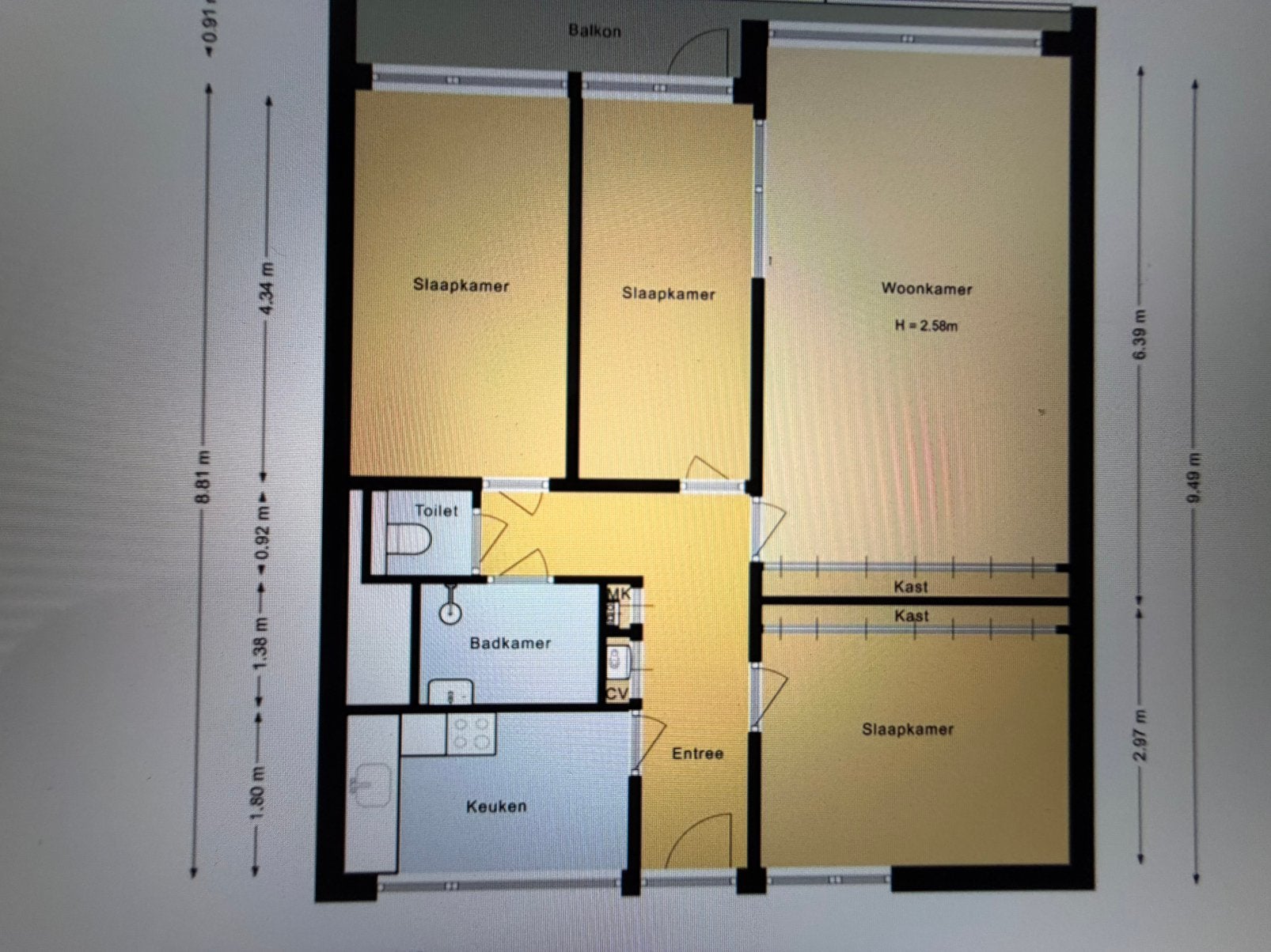 te huur aangeboden breda, 100 m², Noord-Brabant, Direct bij eigenaar, Breda