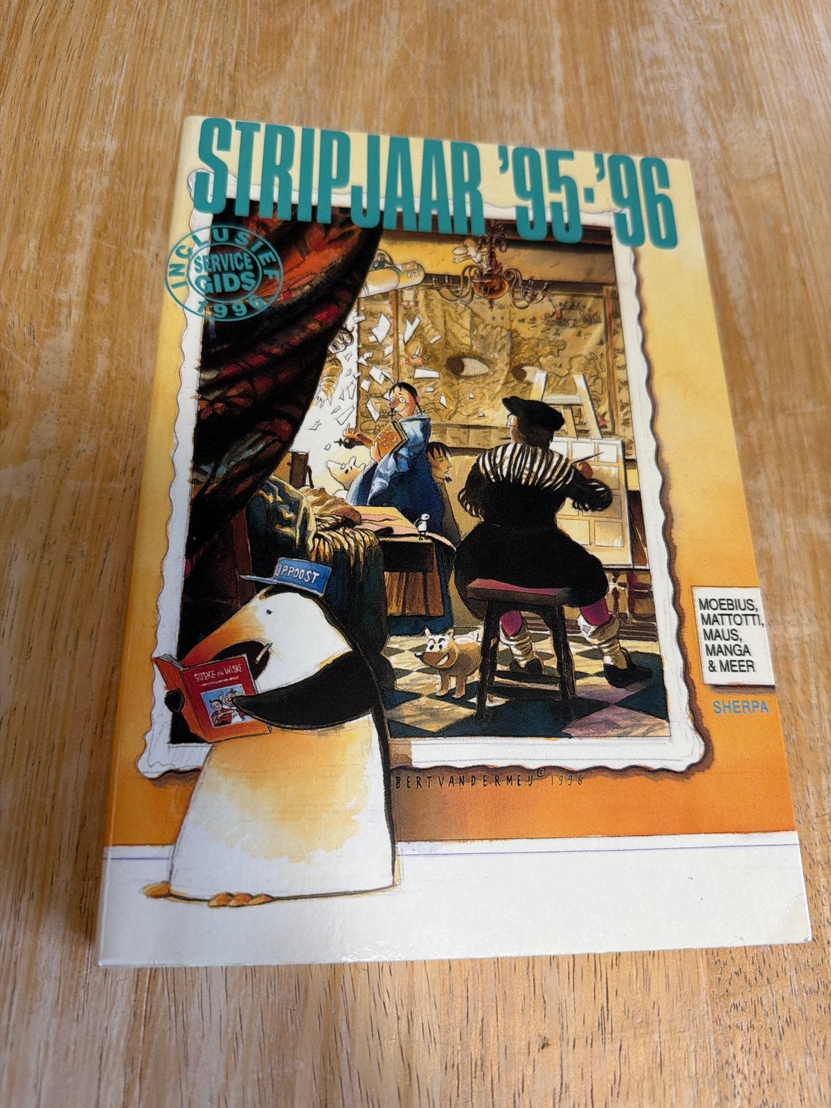 Stripjaar '95-'96 - Inclusief Service Gids '96, Boeken, Eén stripboek, Ophalen of Verzenden, Gelezen