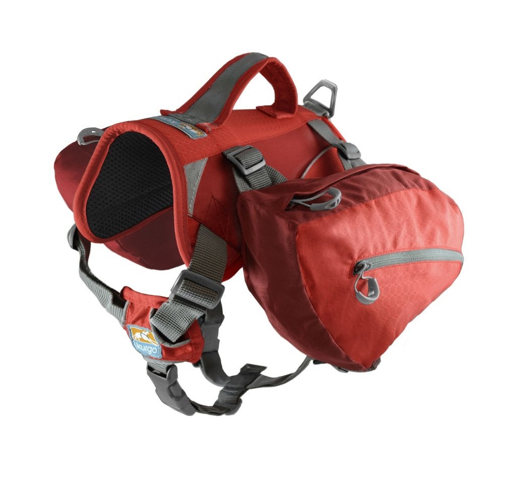 KURGO Baxter Backpack Harnas Rood M 3,75 ltr Borst 69-102 cm, Dieren en Toebehoren, Kurgo, Ophalen of Verzenden, Nieuw, Hondentuig