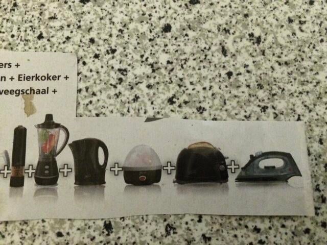 Eierkoker en Citruspers, pepermolen, Ophalen of Verzenden, Gebruikt