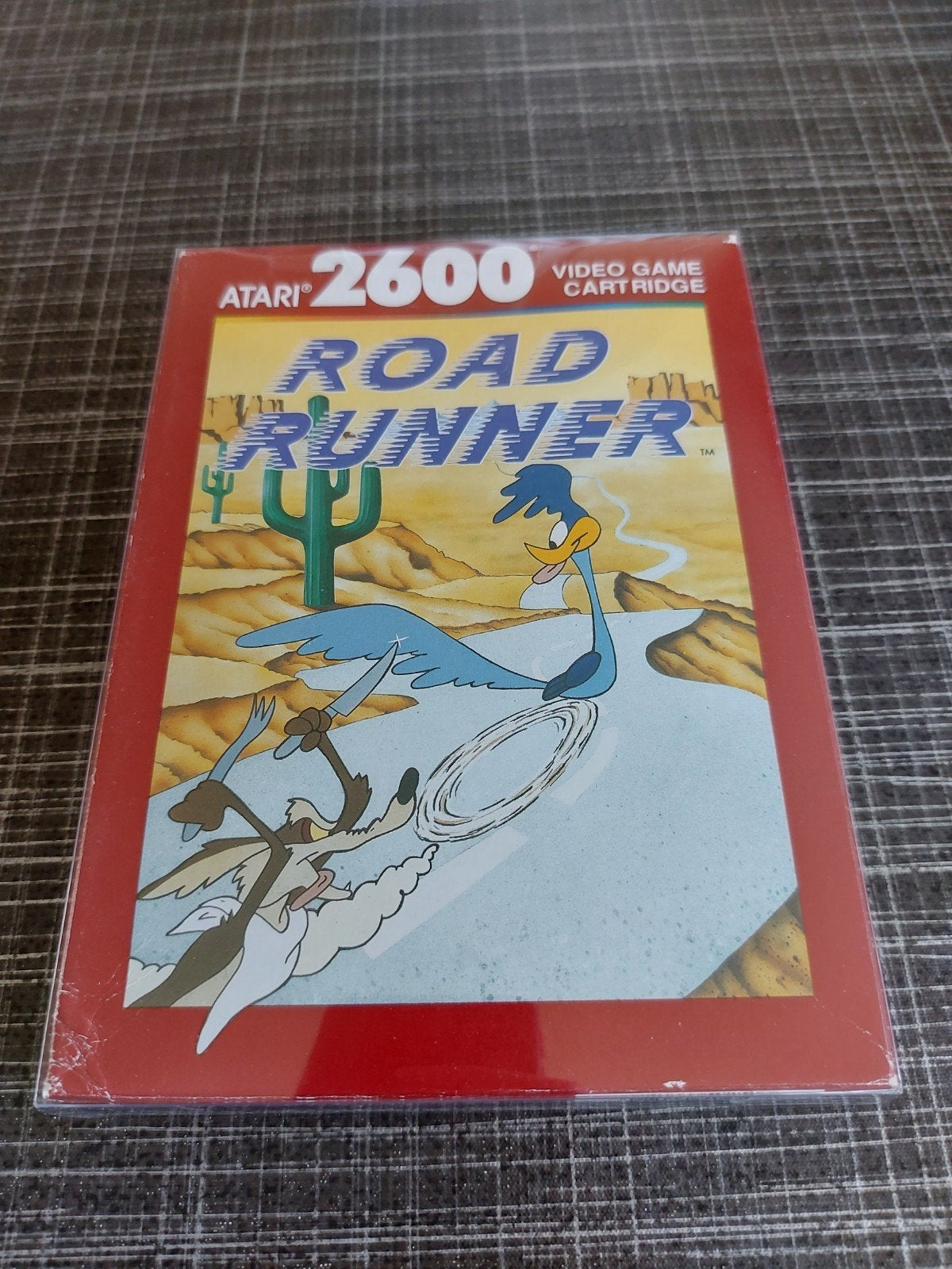 Atari 2600 Road Runner (CX2663) met doos en handleiding, Spelcomputers en Games, Ophalen of Verzenden, Zo goed als nieuw, Avontuur en Actie