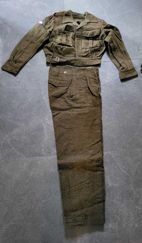 Legerjas en pantalon Menno van Coehoorn ca. 1950, Verzamelen, Ophalen of Verzenden, Landmacht, Nederland, Kleding of Schoenen