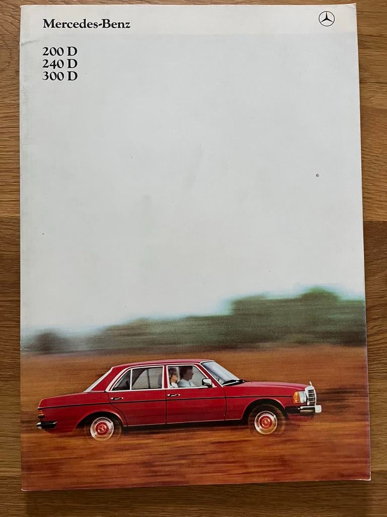 NL | Brochure Mercedes-Benz 200 240 300 Diesel W123 | 1981, Ophalen of Verzenden, Zo goed als nieuw, Mercedes