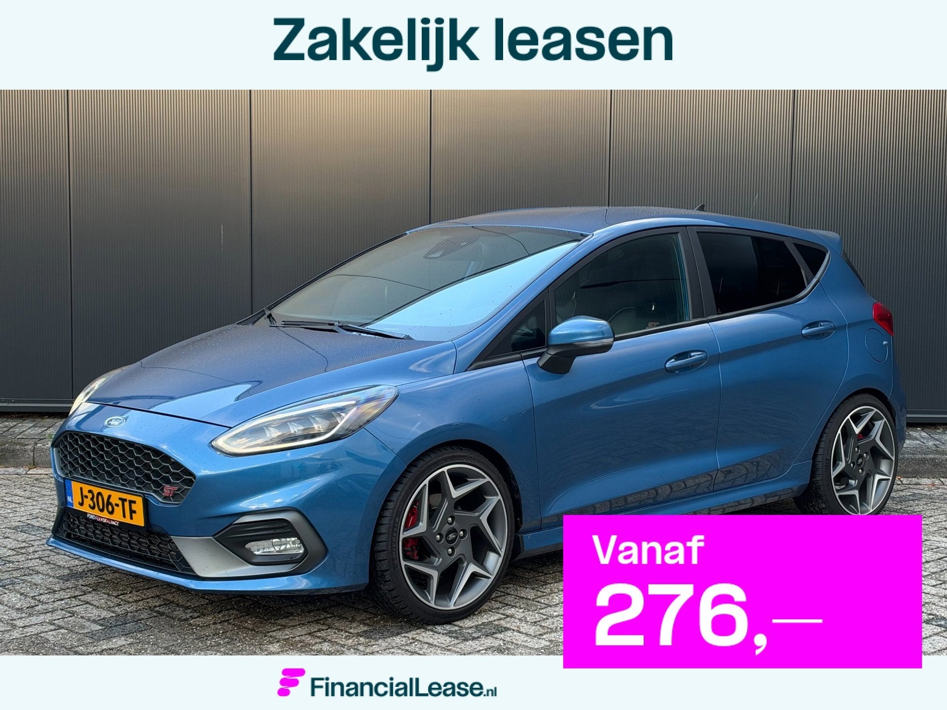 Ford Fiesta 1.5 E.B. ST-3 | Origineel Nederlands | Milltek |, Voorwielaandrijving, Dealer onderhouden, Gebruikt, Blauw