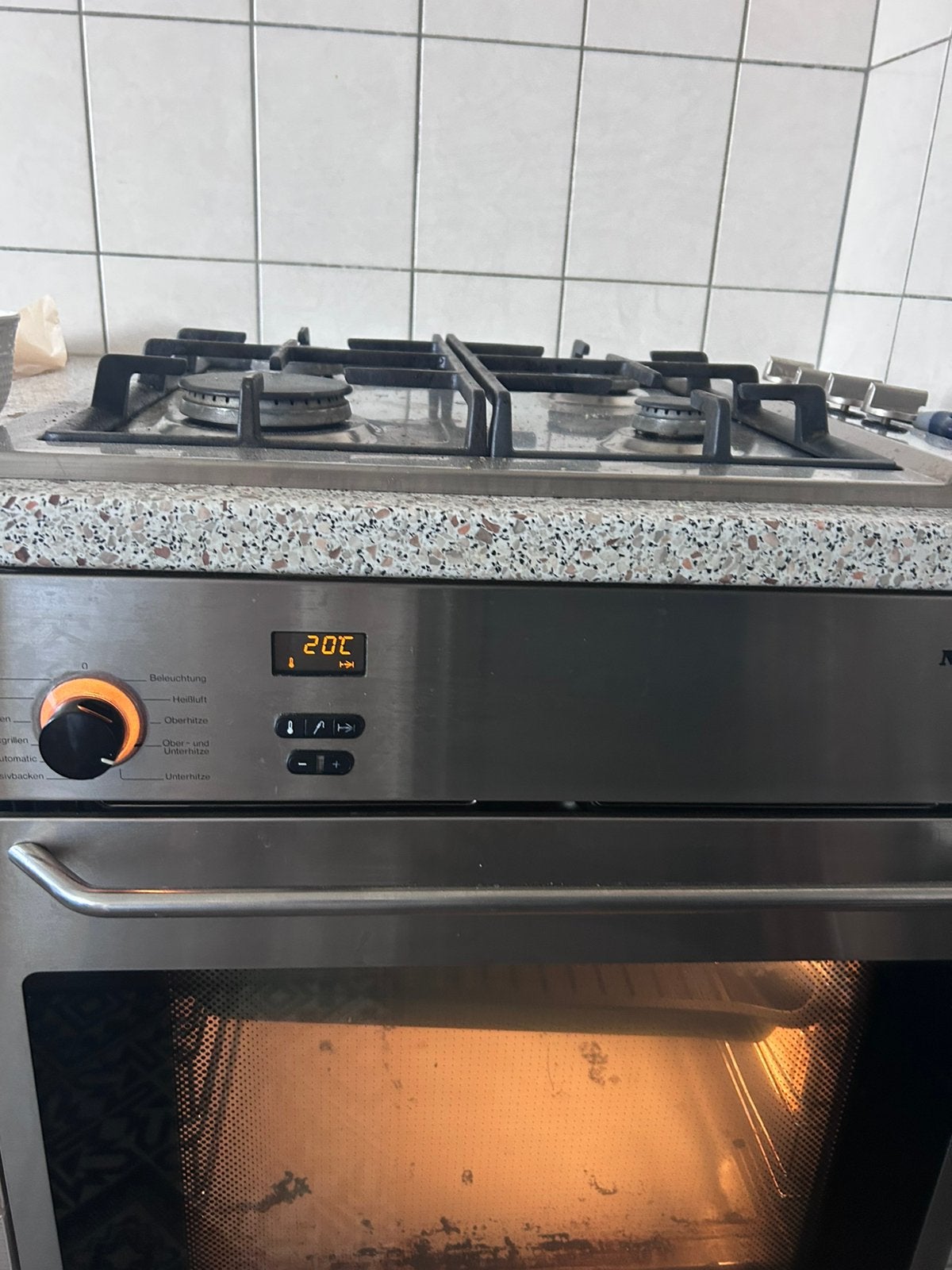 Inbouw oven miele, Gebruikt, Inbouw, Elektrisch, 4 kookzones