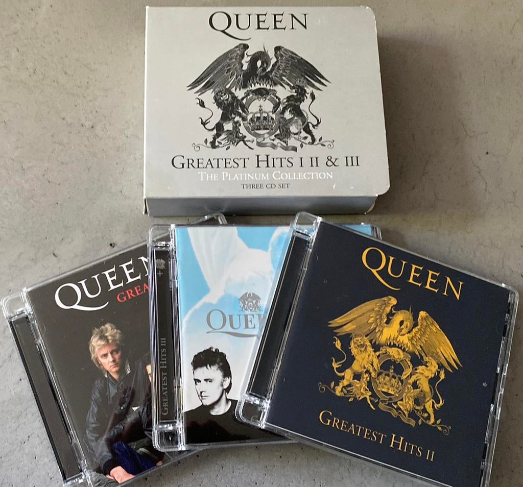 Queen - Greatest Hits I II & III - platinum collection 3-cd, Ophalen of Verzenden, Zo goed als nieuw, Poprock