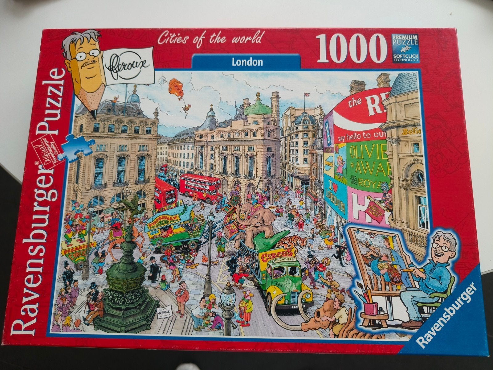 Ravensburger puzzel 1000 stukjes, Ophalen of Verzenden, 500 t/m 1500 stukjes, Zo goed als nieuw, Legpuzzel