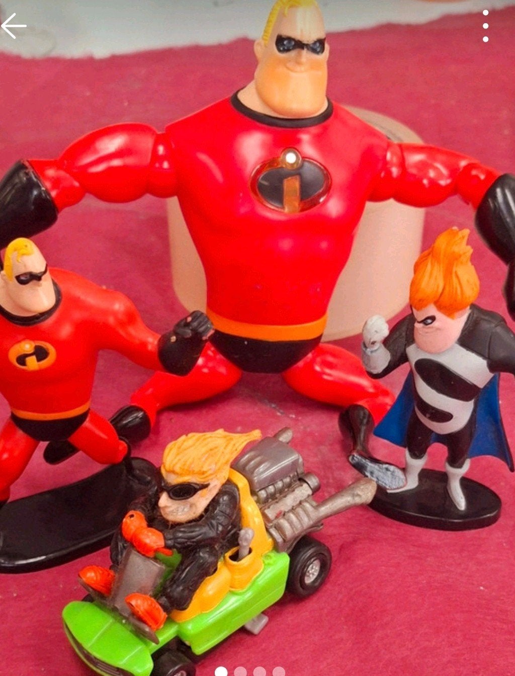 incredibles figuurtjes v 6 tot 19cm, Ophalen of Verzenden, Zo goed als nieuw
