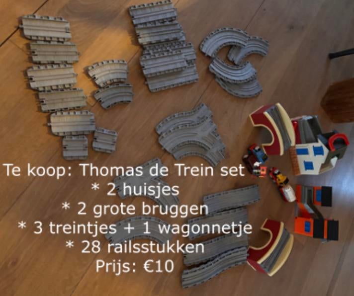 Thomas de trein: 6 sets te koop of alles sames, Ophalen, Gebruikt