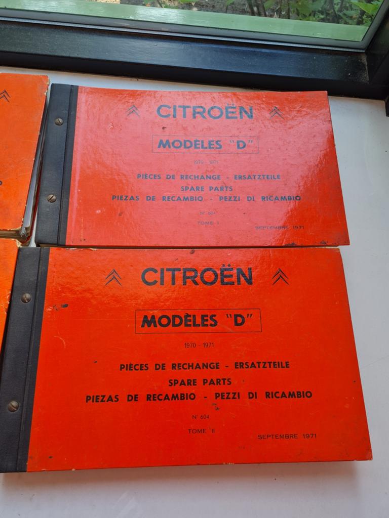 Compleet Citroen DS model D onderdelenboek handboek, Auto diversen, Handleidingen en Instructieboekjes, Ophalen of Verzenden