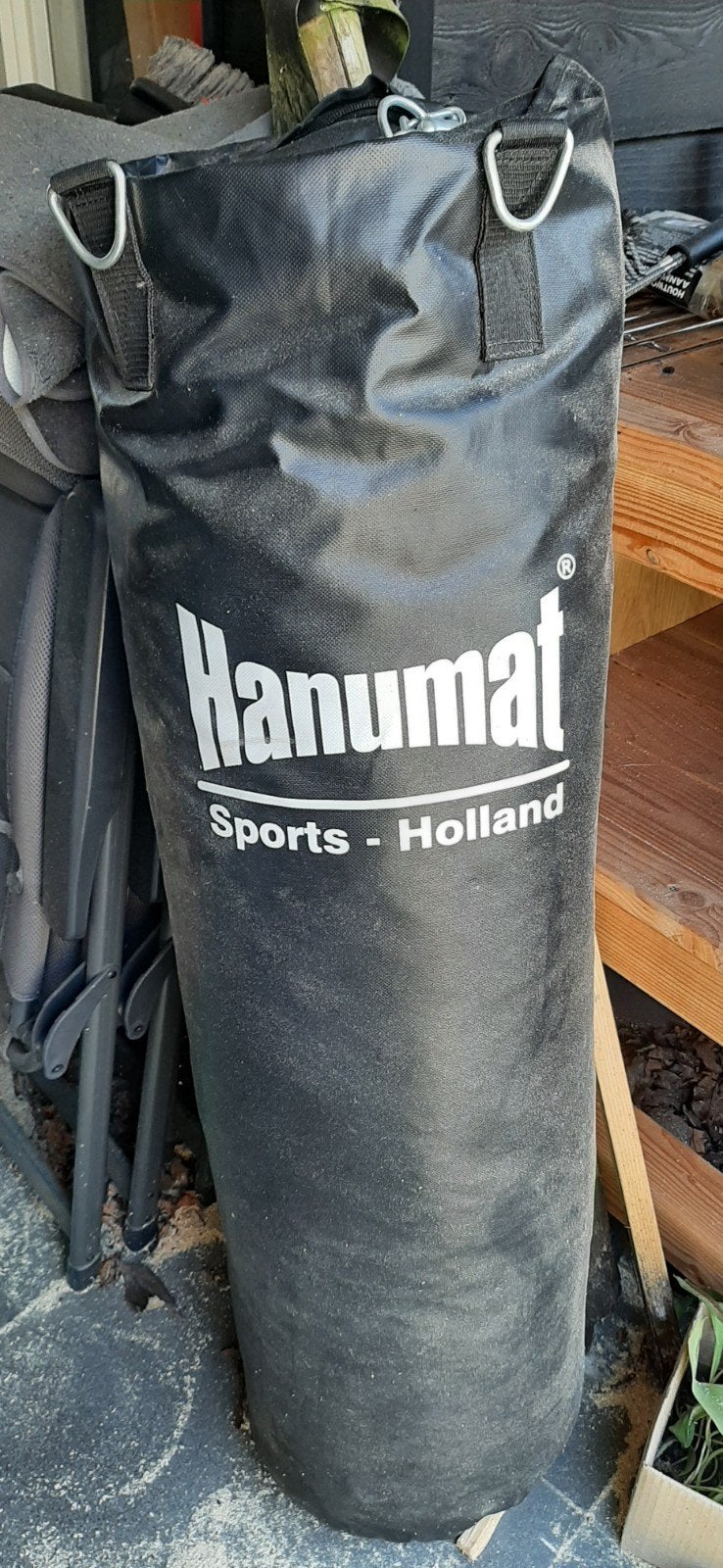 Hanumat Sports Holland Bokszak - Zwart 1.20 hoog, Sport en Fitness, Vechtsporten en Zelfverdediging, Ophalen, Gebruikt, Overige