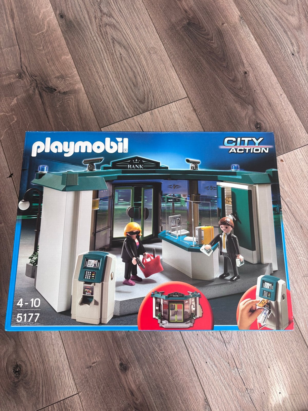 Playmobil City Action Bank (5177) - Nieuw in doos, Gebouw, Complete set, Nieuw, Ophalen of Verzenden