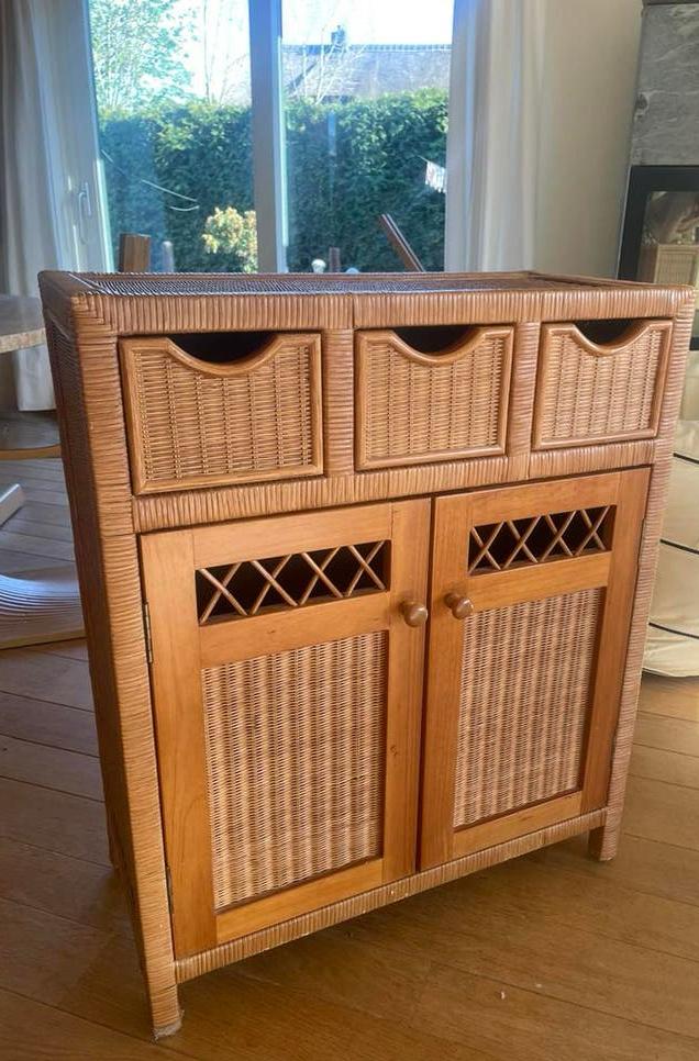 Prachtig vintage kastje in retro bohemian stijl,, Ophalen of Verzenden