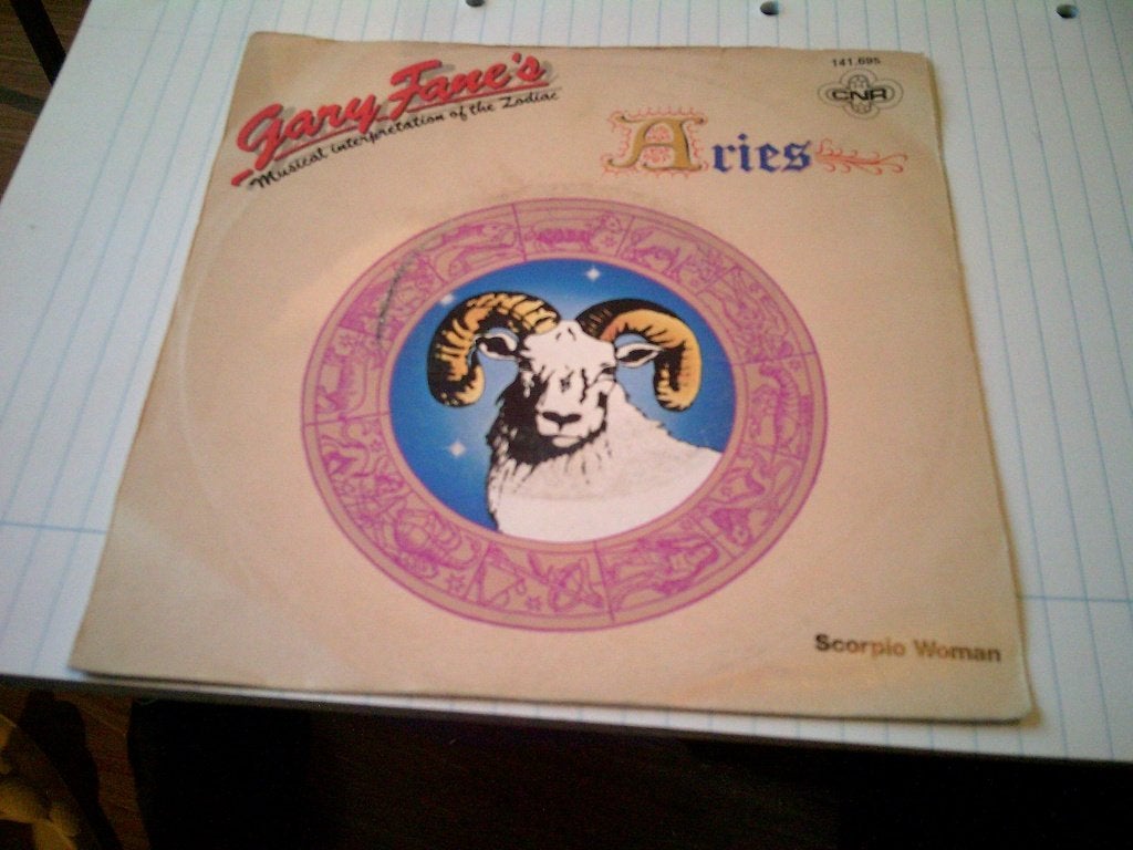GARY FANE ARIES - SCORPIO WOMAN, Cd's en Dvd's, 7 inch, Ophalen of Verzenden, Levenslied of Smartlap, Fotohoes