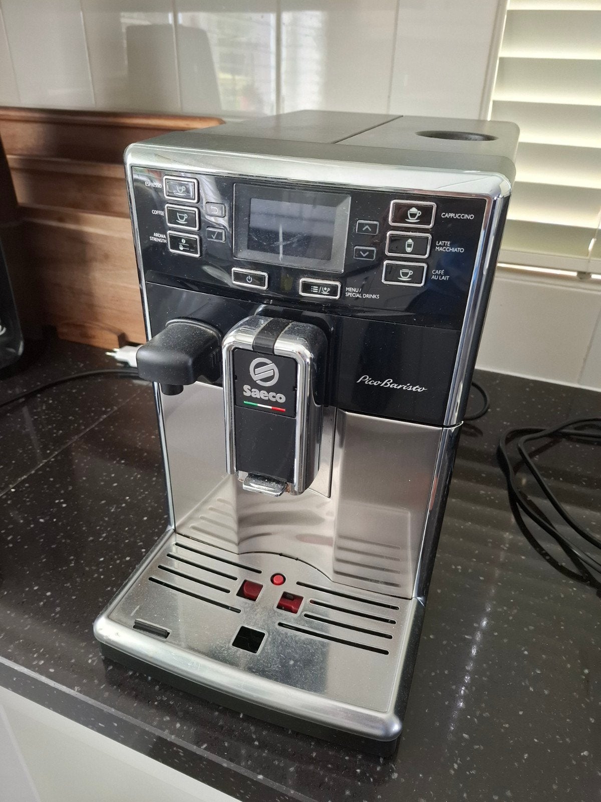 Saeco PicoBaristo Koffiemachine - Gebruikt, Ophalen, Gebruikt, Espresso apparaat, 10 kopjes of meer