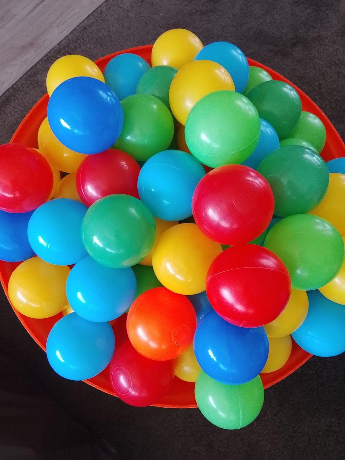 + - 162 Gekleurde ballenbak ballen(  nr 1 ), Ophalen of Verzenden, Zo goed als nieuw, Jongen of Meisje