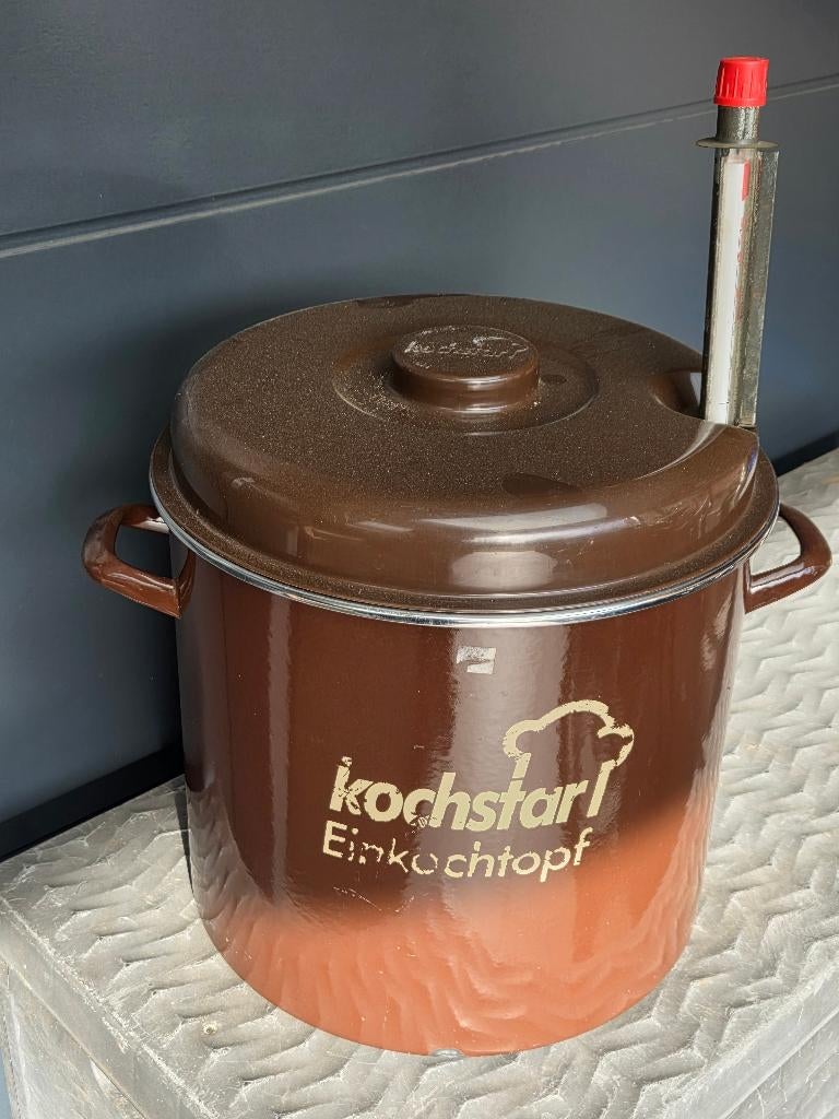 Kochstar inmaakketel met temperatuur meter, Ophalen of Verzenden, Zo goed als nieuw, Overige materialen, Overige typen