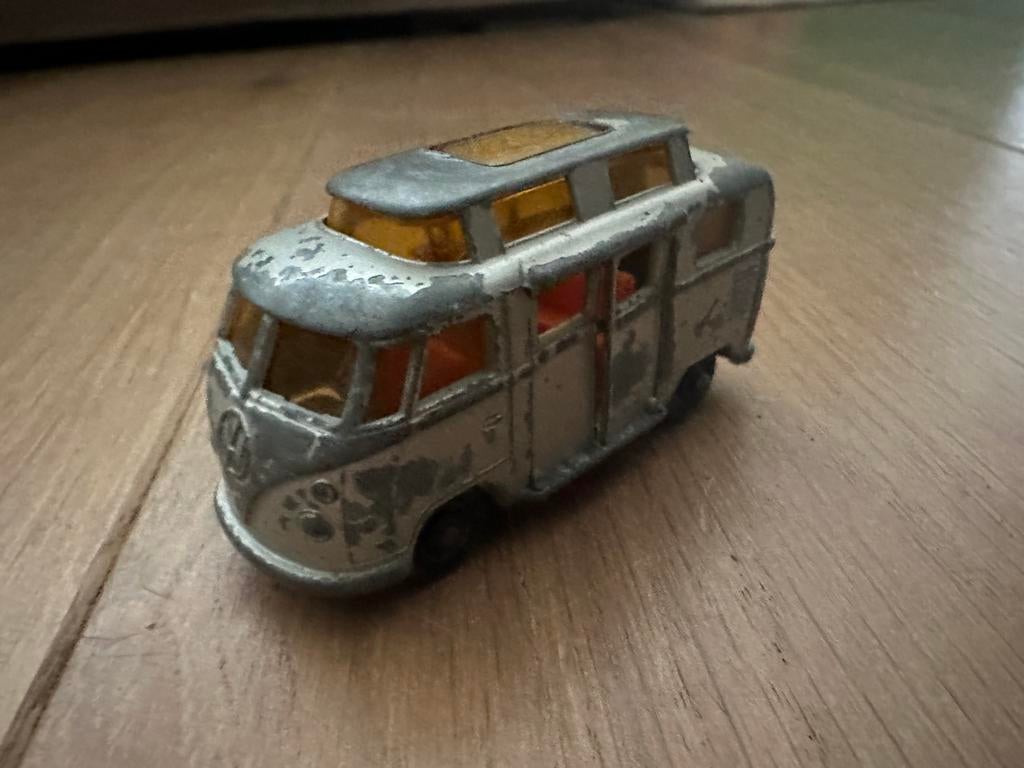 Lesney Volkswagen Camper No34, Ophalen of Verzenden, Gebruikt, Auto