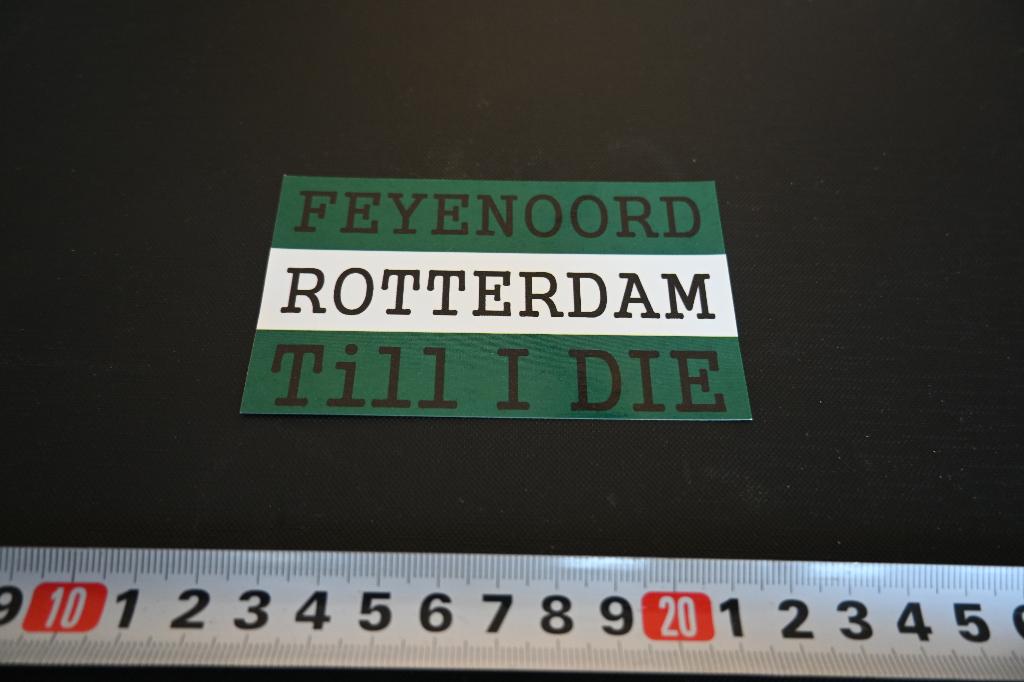 sticker FEYENOORD  ROTTERDAM Till i die, Ophalen, Zo goed als nieuw