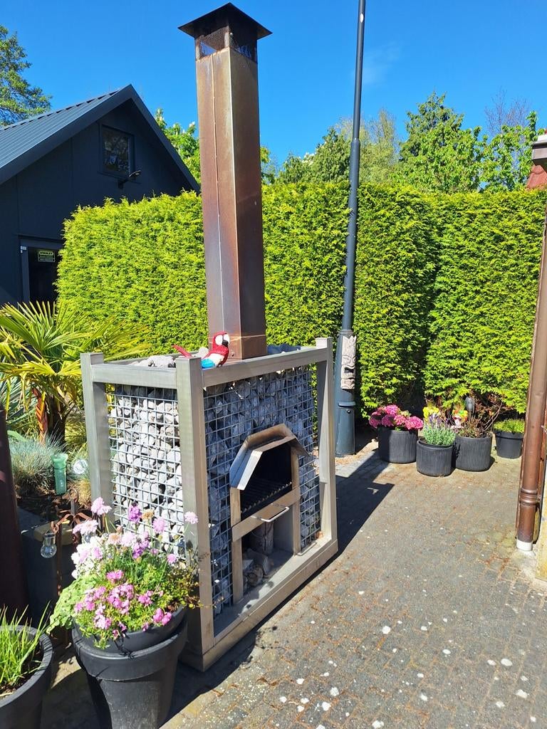 Rvs tuinhaard tuinkachel, Tuin en Terras, Tuinhaarden, Ophalen