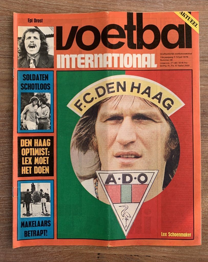 Voetbal International VI Div. tijdschriften uit 1975 / €3,-, Verzamelen, Ophalen of Verzenden, Zo goed als nieuw, NAC Breda, Boek of Tijdschrift