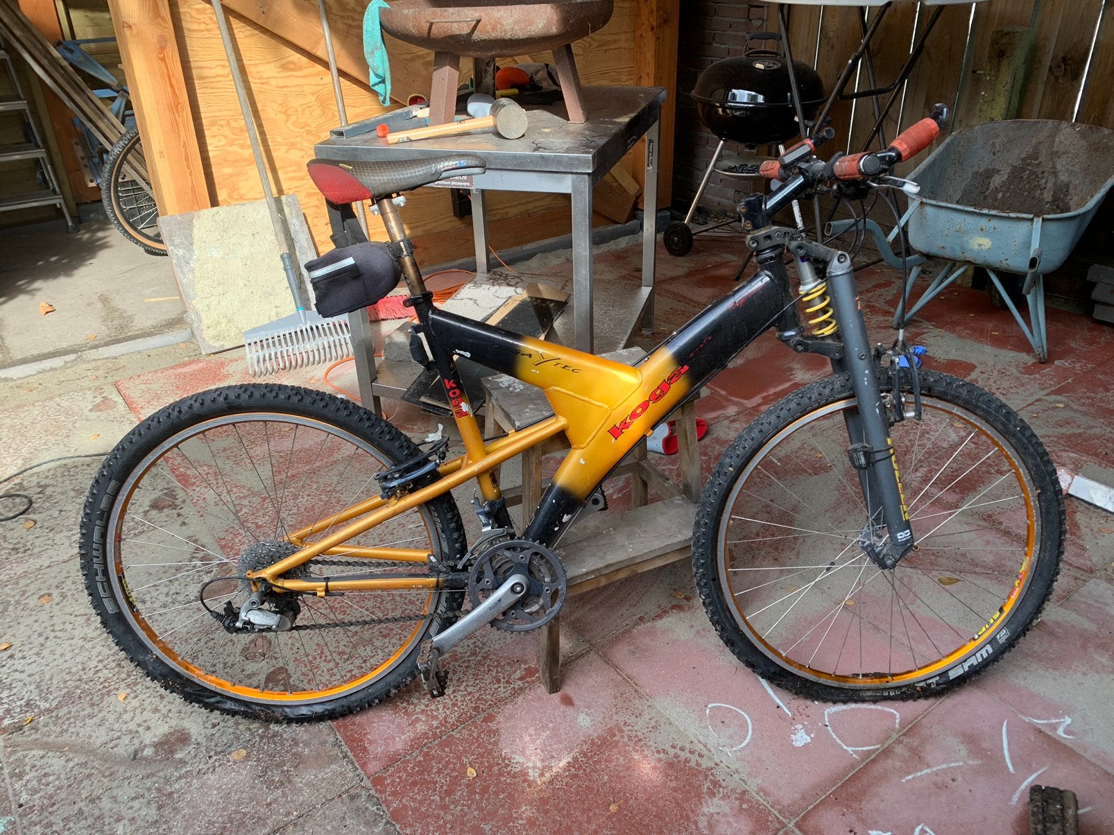 Koga mountainbike, 26 inch of meer, Gebruikt, Velgrem, Versnellingen