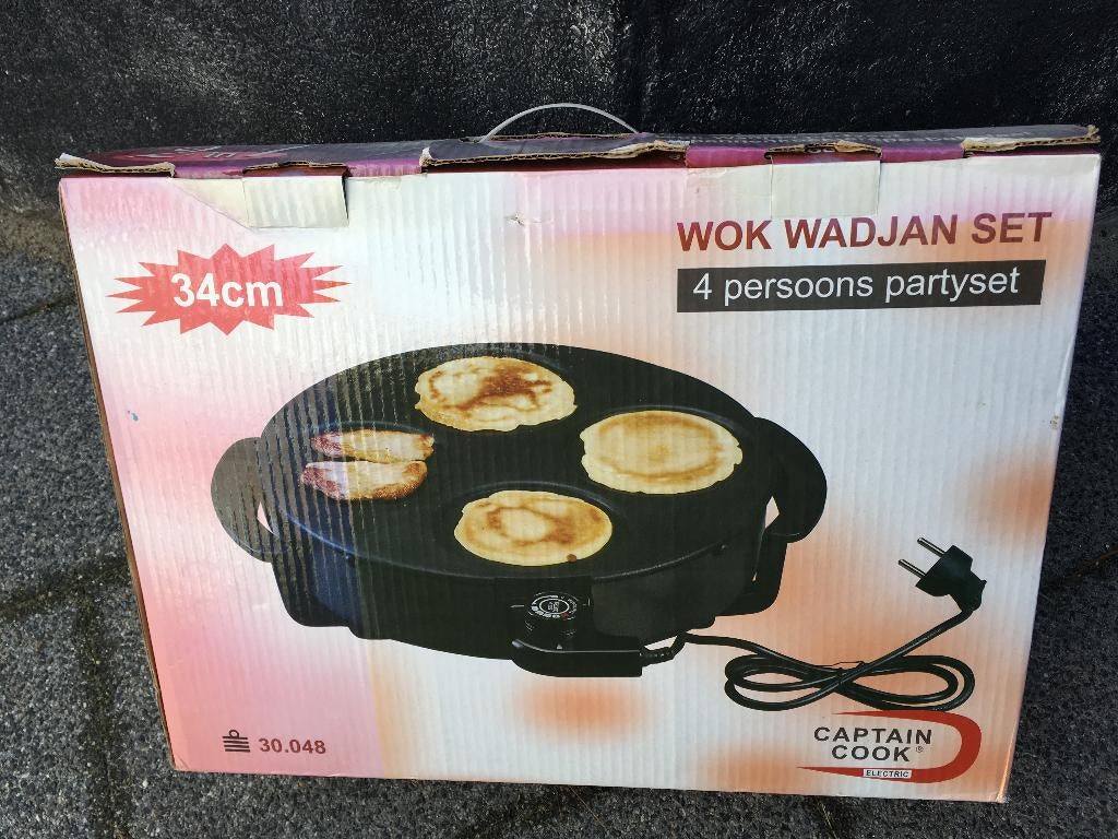 Wok, Wadjan-set, tafelmodel, gourmet-set;, Ophalen, Nieuw, 4 t/m 7 personen