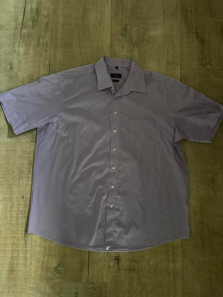 Overhemd, Kleding | Heren, Ophalen of Verzenden, Zo goed als nieuw, Paars, Overige halswijdtes