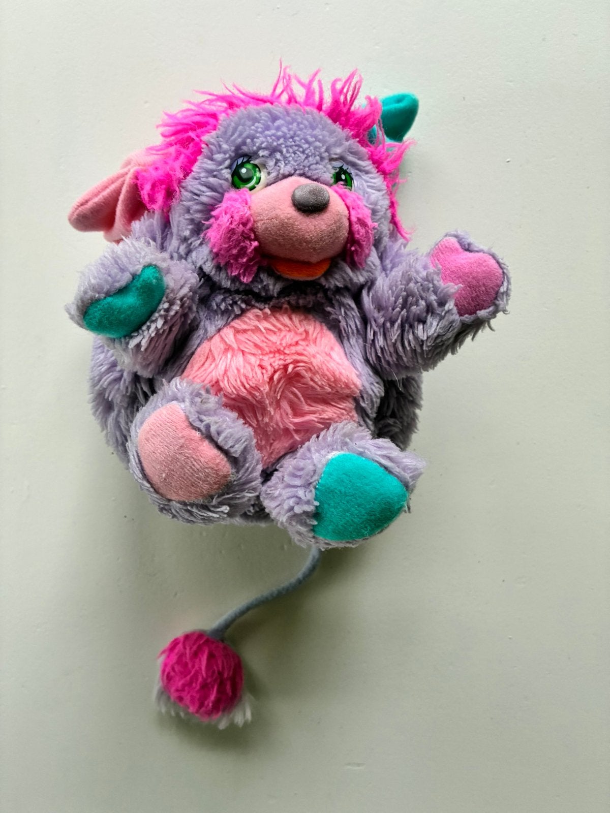 Vintage Popples Knuffel Pretty Bit (1986 Mattel) - 22 cm, Overige karakters, Verzenden, Gebruikt, Overige typen