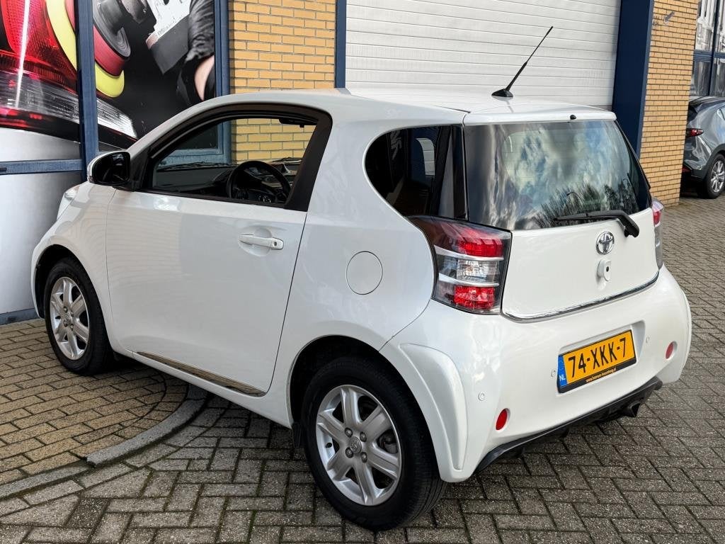 Toyota IQ 1.0 VVTi Comfort, airco, lichtmetaal, apk, nap aut, Stof, Gebruikt, Zwart, Origineel Nederlands