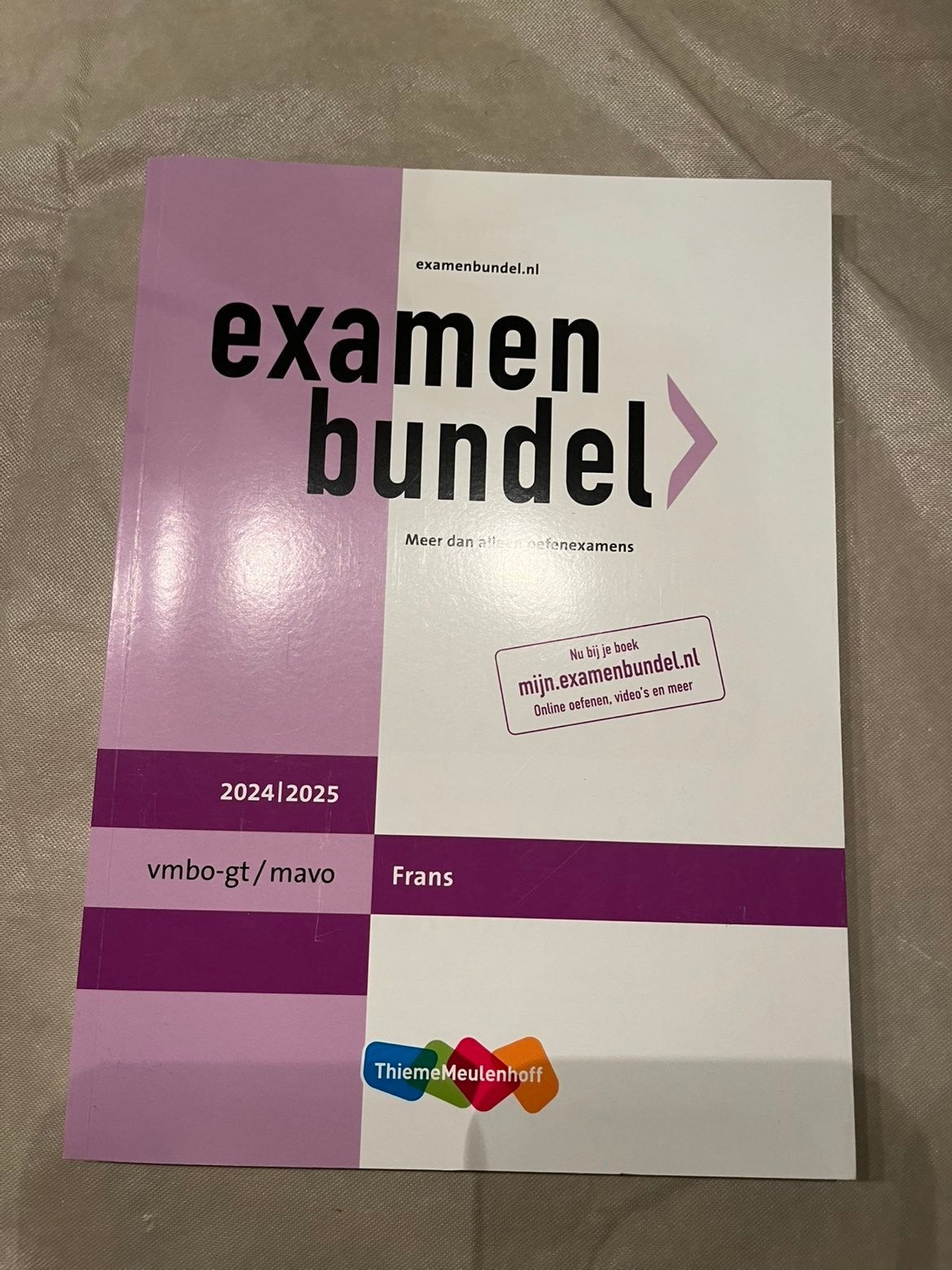 Examenbundel Frans vmbo-gt/mavo 2024/2025, Boeken, Ophalen, Zo goed als nieuw, MBO, ThiemeMeulenhoff